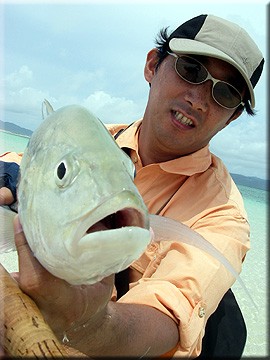 久米島はての浜のトレバリー
