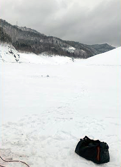ice fishing in Sapporo